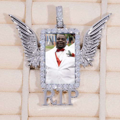 RIP WING 3D CUSTOM PICTURE PENDANT