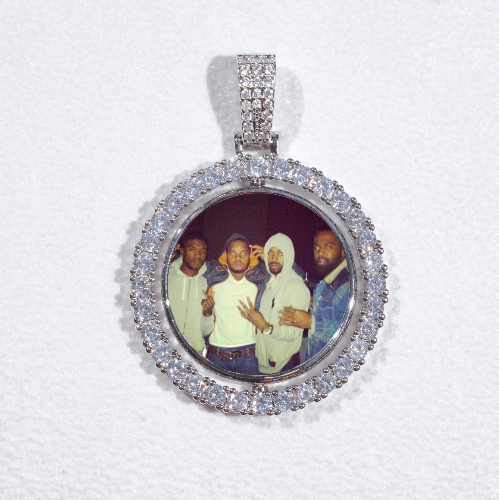 3D Spinning 2-Faced Custom Picture Pendant