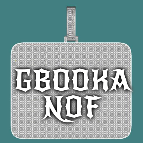 CUSTOM LETTER NECKLACE 3D BIG SQUARE