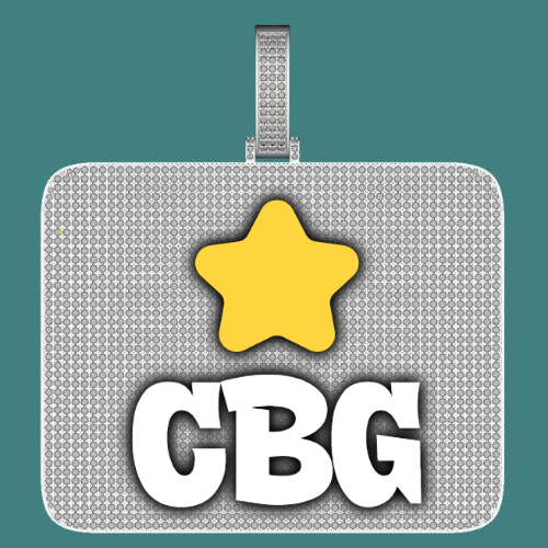 CUSTOM LETTER NECKLACE 3D BIG SQUARE