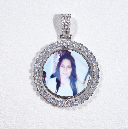 3D Spinning 2-Faced Custom Picture Pendant