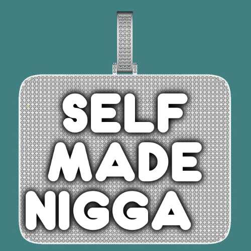 CUSTOM LETTER NECKLACE 3D BIG SQUARE