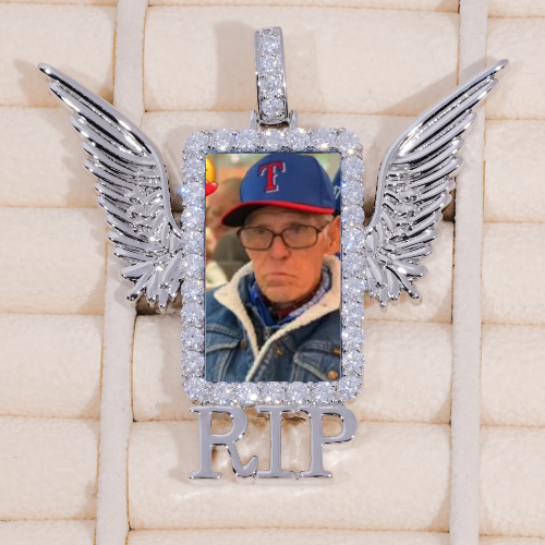RIP WING 3D CUSTOM PICTURE PENDANT
