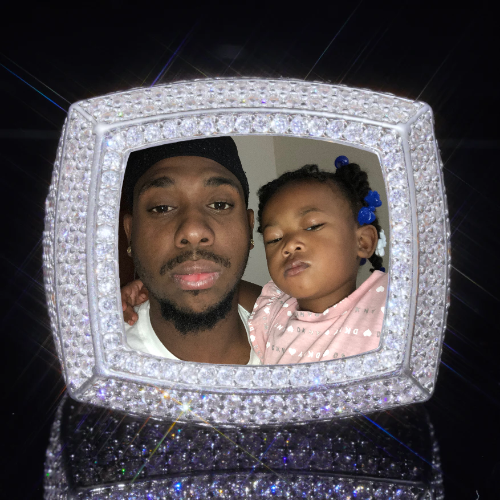 3D CUSTOM PICTURE ICED RING