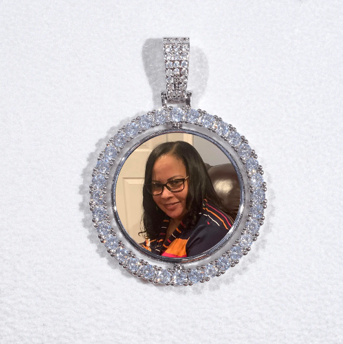 3D Spinning 2-Faced Custom Picture Pendant