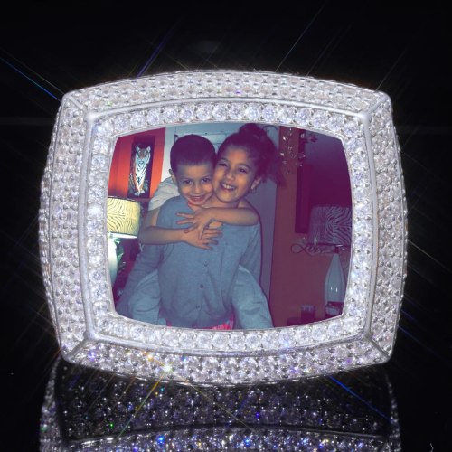 3D CUSTOM PICTURE ICED RING