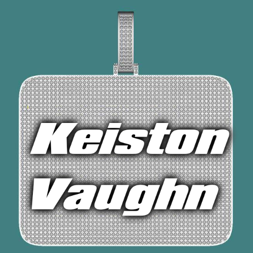 CUSTOM LETTER NECKLACE 3D BIG SQUARE