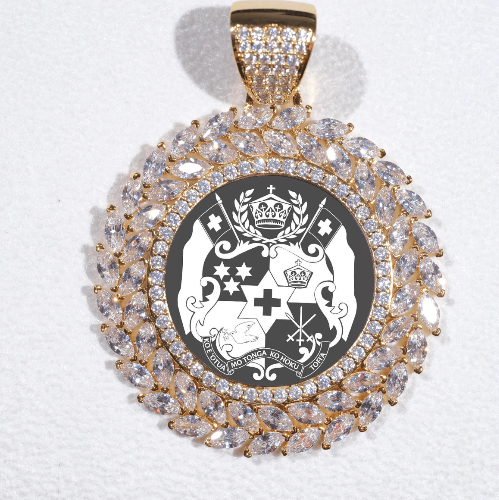 Large 3D Wheat Ear Custom Picture Pendant
