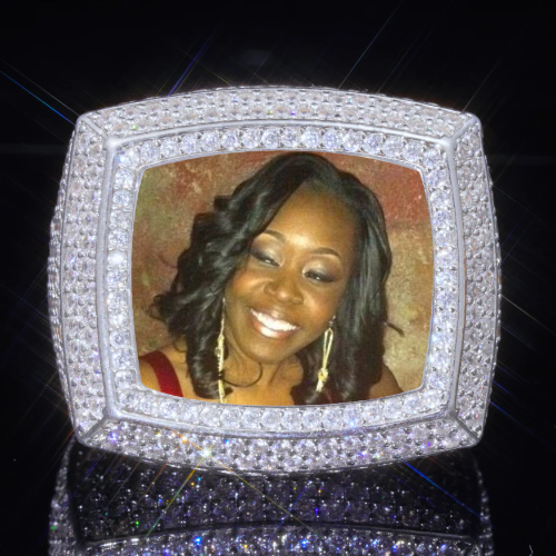 3D CUSTOM PICTURE ICED RING