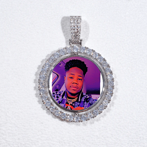 3D Spinning 2-Faced Custom Picture Pendant