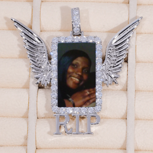 RIP WING 3D CUSTOM PICTURE PENDANT