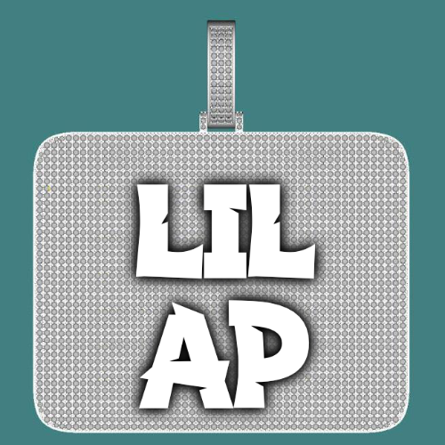 CUSTOM LETTER NECKLACE 3D BIG SQUARE