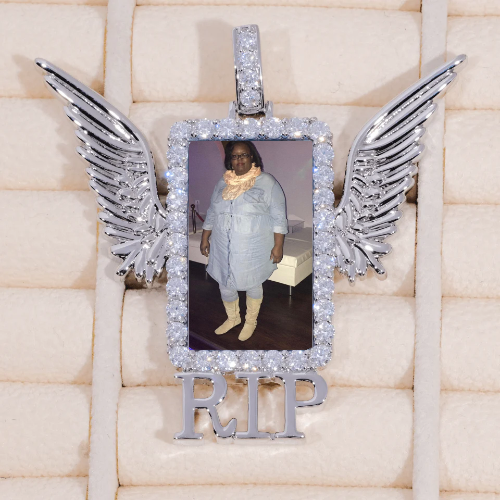 RIP WING 3D CUSTOM PICTURE PENDANT