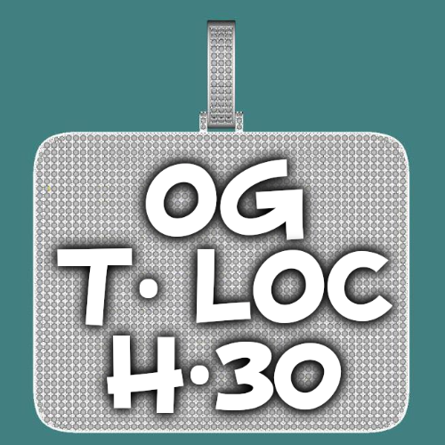 CUSTOM LETTER NECKLACE 3D BIG SQUARE