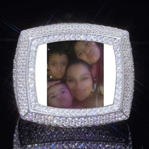 3D CUSTOM PICTURE ICED RING