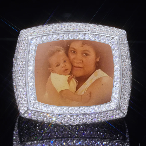 3D CUSTOM PICTURE ICED RING