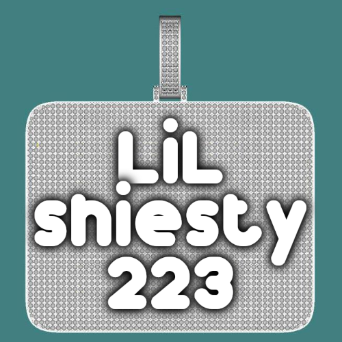 CUSTOM LETTER NECKLACE 3D BIG SQUARE