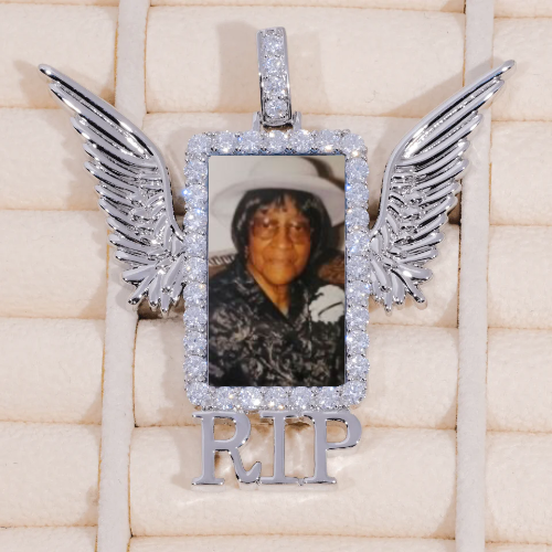 RIP WING 3D CUSTOM PICTURE PENDANT