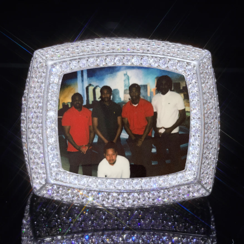 3D CUSTOM PICTURE ICED RING