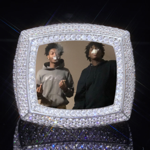 3D CUSTOM PICTURE ICED RING