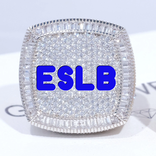 CUSTOM LETTER 3D ICED RING