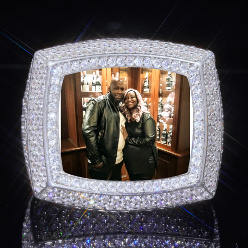 3D CUSTOM PICTURE ICED RING
