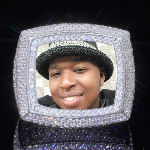 3D CUSTOM PICTURE ICED RING