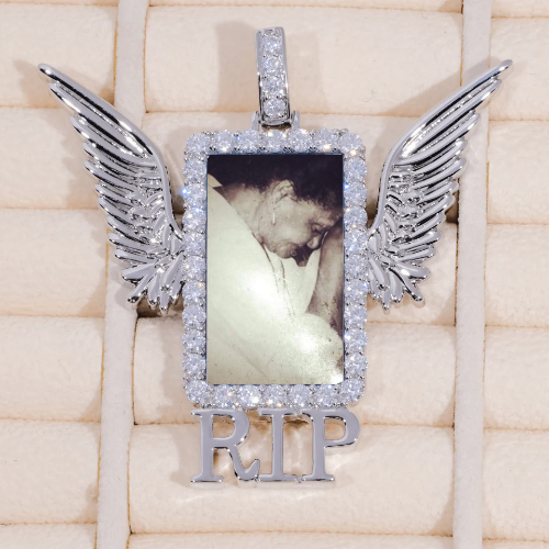 RIP WING 3D CUSTOM PICTURE PENDANT