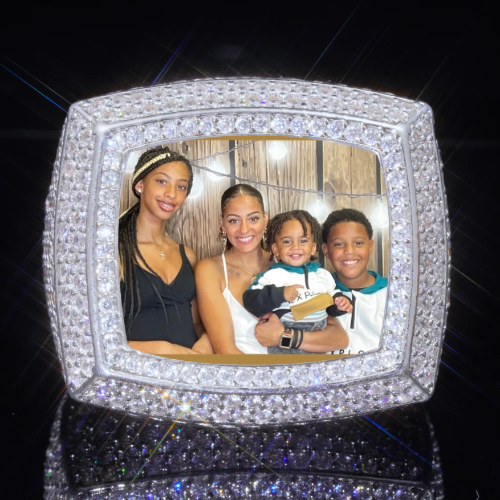3D CUSTOM PICTURE ICED RING