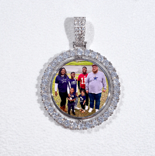 3D Spinning 2-Faced Custom Picture Pendant