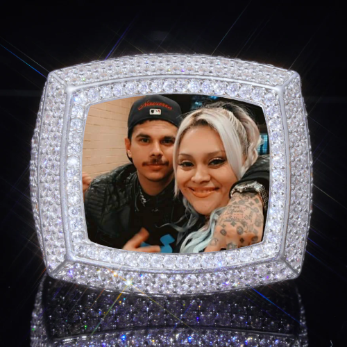 3D CUSTOM PICTURE ICED RING
