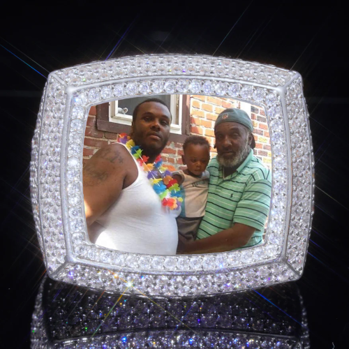 3D CUSTOM PICTURE ICED RING