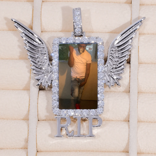 RIP WING 3D CUSTOM PICTURE PENDANT