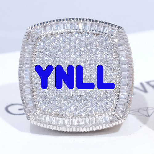 CUSTOM LETTER 3D ICED RING