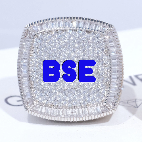 CUSTOM LETTER 3D ICED RING