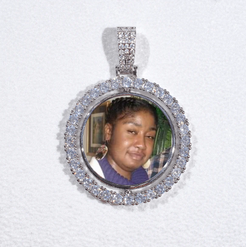 3D Spinning 2-Faced Custom Picture Pendant