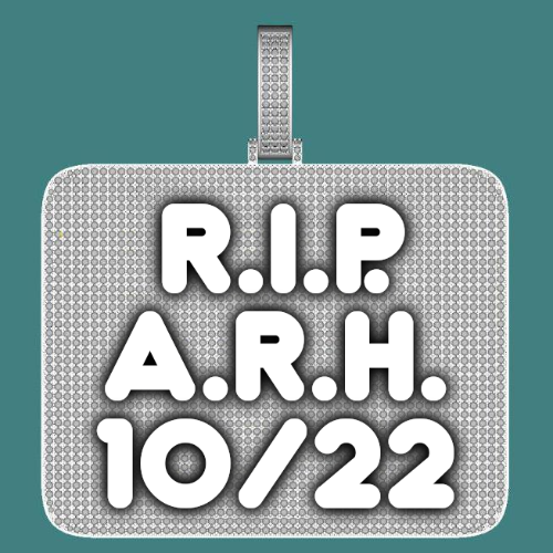 CUSTOM LETTER NECKLACE 3D BIG SQUARE