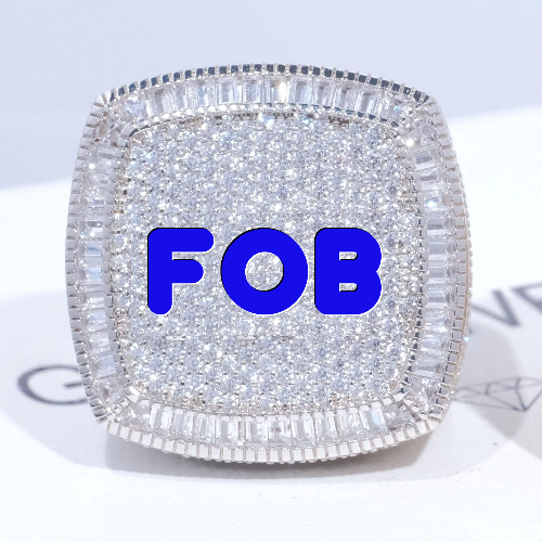 CUSTOM LETTER 3D ICED RING