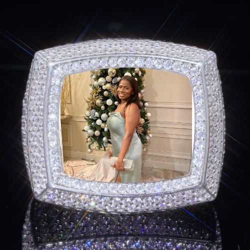 3D CUSTOM PICTURE ICED RING