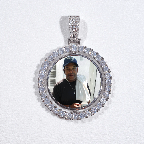 3D Spinning 2-Faced Custom Picture Pendant