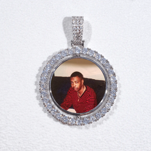 3D Spinning 2-Faced Custom Picture Pendant