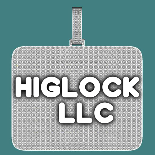CUSTOM LETTER NECKLACE 3D BIG SQUARE