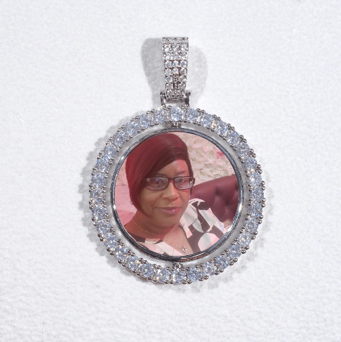 3D Spinning 2-Faced Custom Picture Pendant