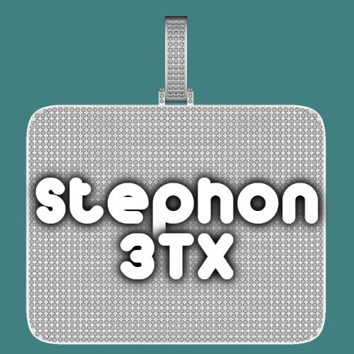 CUSTOM LETTER NECKLACE 3D BIG SQUARE