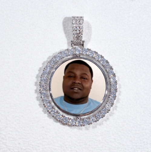 3D Spinning 2-Faced Custom Picture Pendant