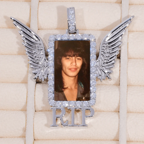 RIP WING 3D CUSTOM PICTURE PENDANT