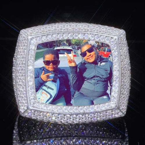 3D CUSTOM PICTURE ICED RING