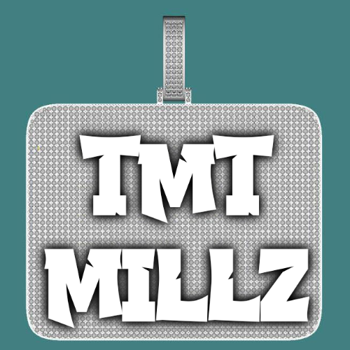 CUSTOM LETTER NECKLACE 3D BIG SQUARE