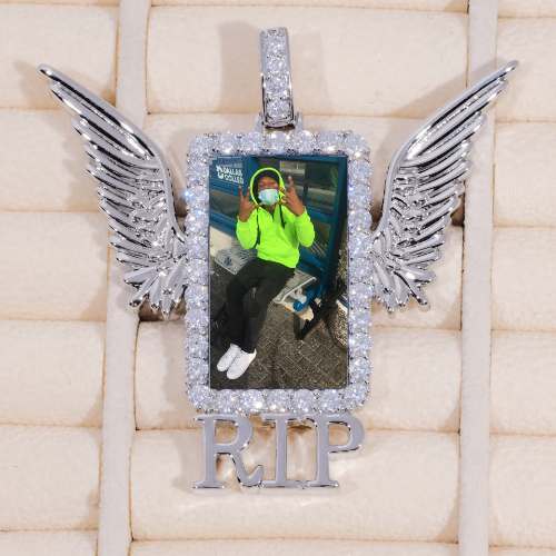 RIP WING 3D CUSTOM PICTURE PENDANT