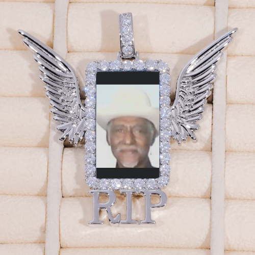 RIP WING 3D CUSTOM PICTURE PENDANT